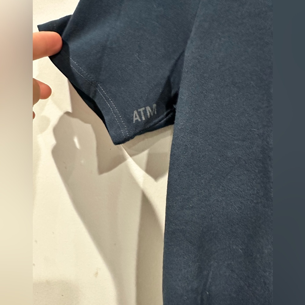 ATM Anthony Thomas Melillo Jersey Crewneck new  color : navy blue‎ - Picture 8 of 9